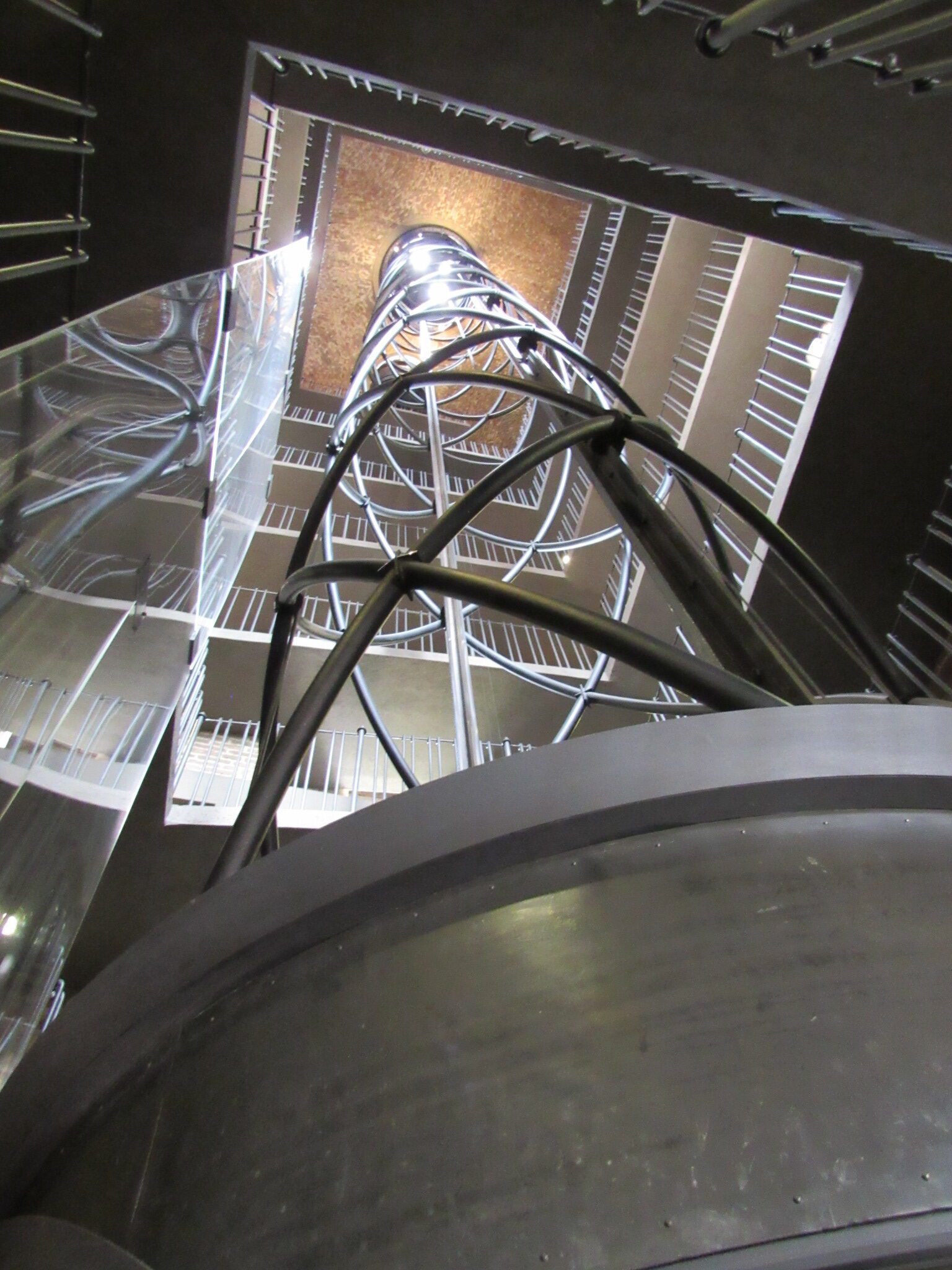 Old Town Hall's elevator shaft.