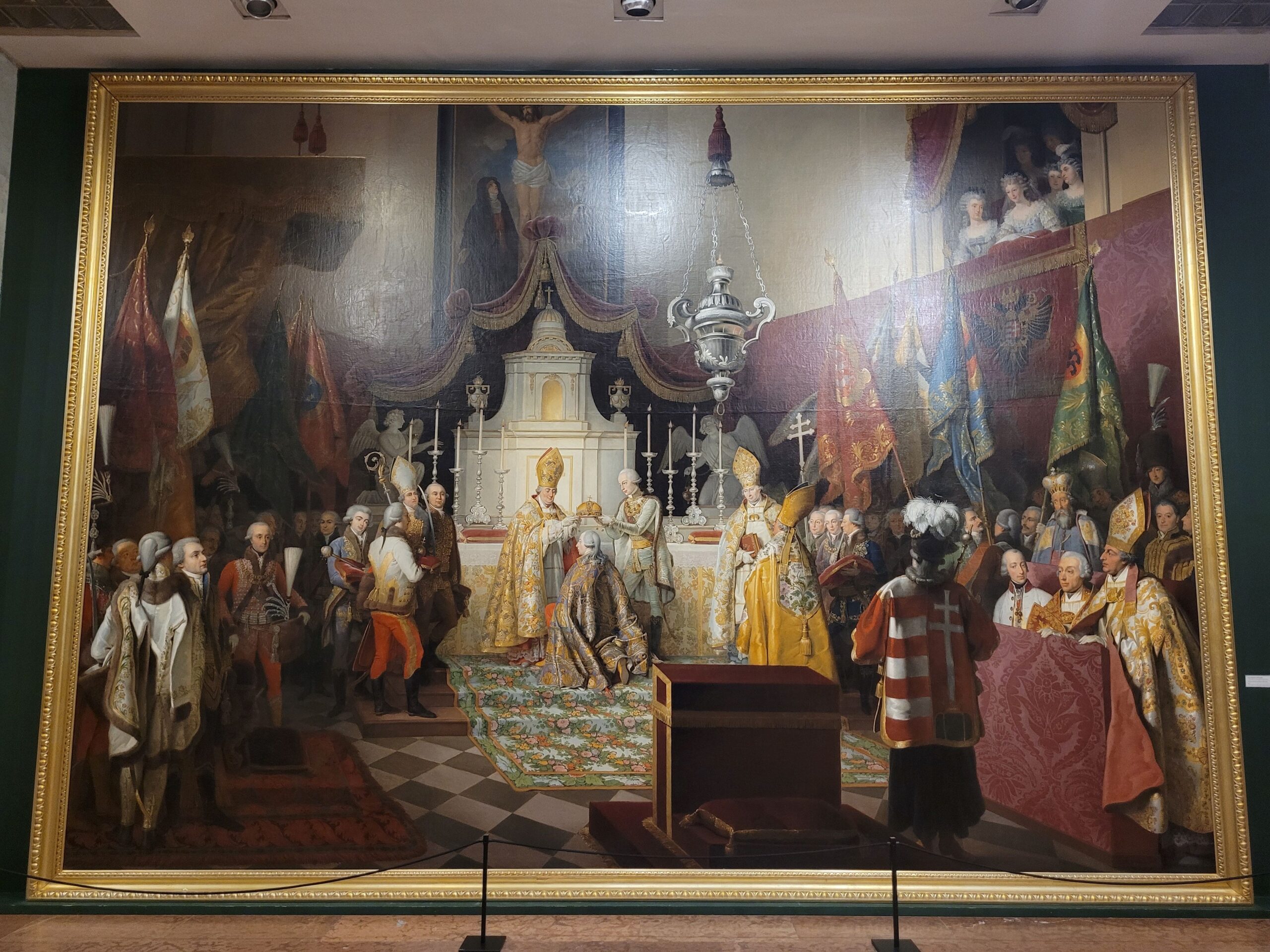 Hungarian National Gallery Francis I Crowned King (1823)