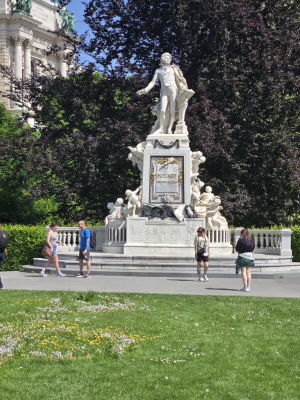 Statue of Mozart in Vienna