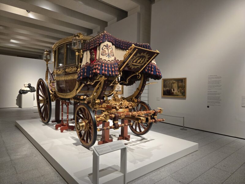Carriage at the Royal Collections Gallery in Madrid