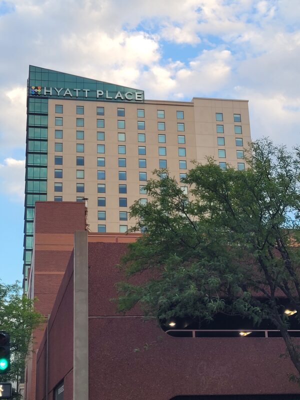 An image of the Hyatt Place in Denver Colorado.