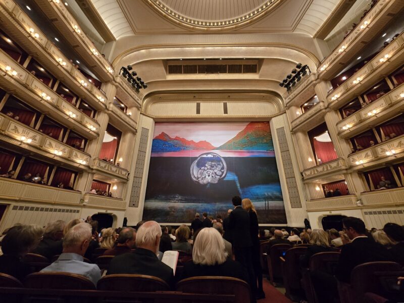 Vienna Opera House - auditorium with view of the stage