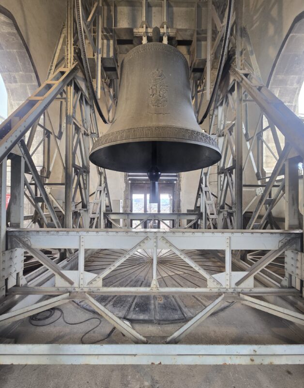 The Pummerin bell, Austria's largest bell, which now hangs in the North Tower.